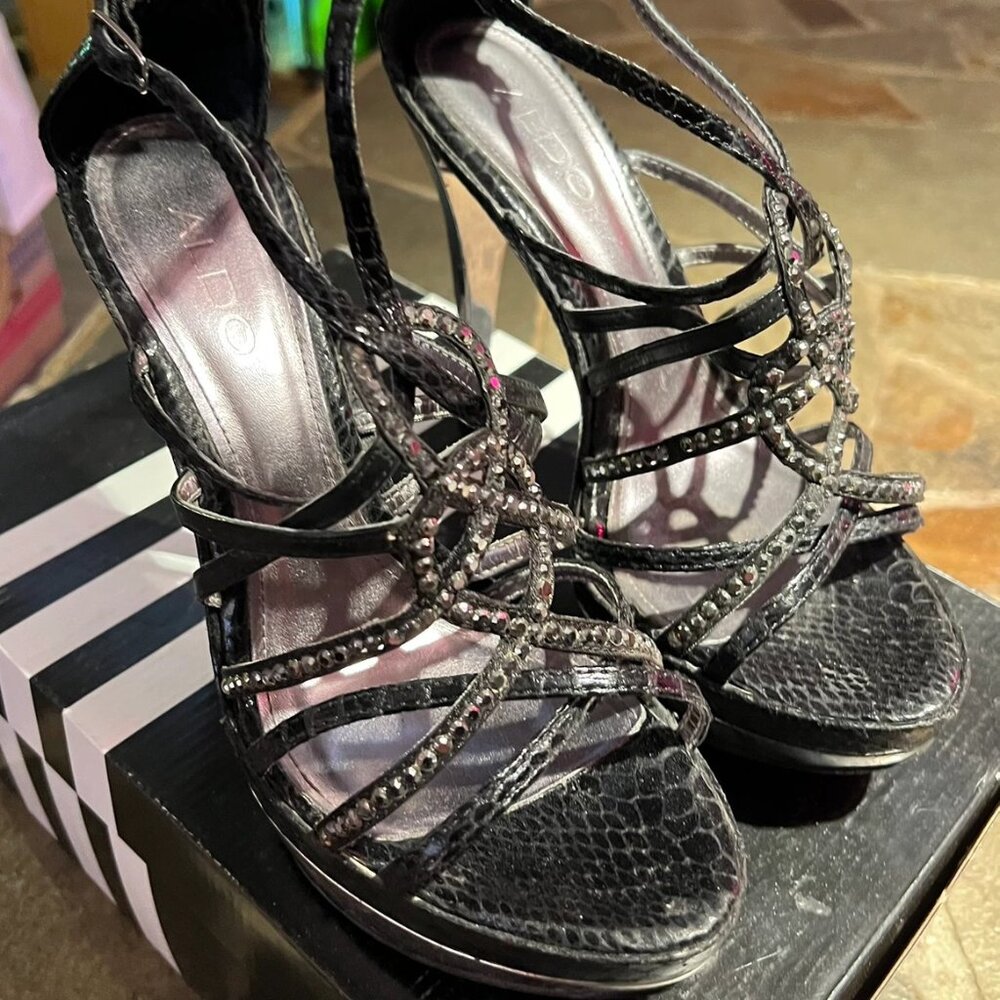 Aldo Strap Stiletto Heels (Women’s 8)(EUC)
